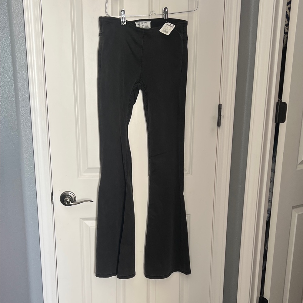 Free People Black Flare Pants